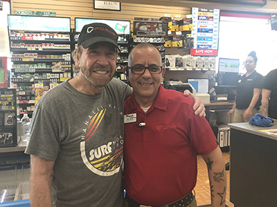 chuck norris at loves travel stop
