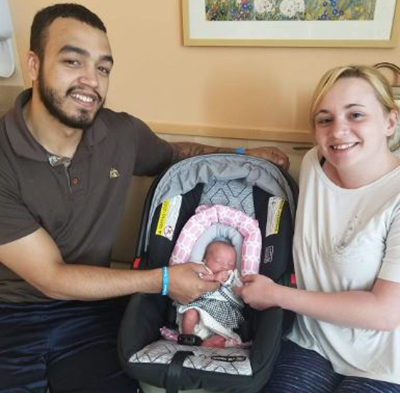 news parents bring newborn baby home from hospital